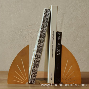 storage shelves table tops retro model golden bookends